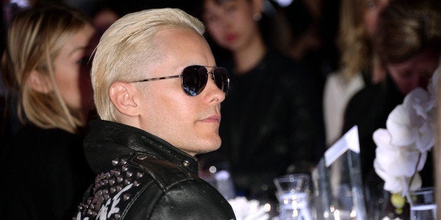 PARIS, FRANCE - MARCH 07: Jared Leto attends the Paris Fashion Week Tasting Night with Galaxy featuring Brad Goreski, model
