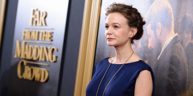 Actress Carey Mulligan attends the premiere for "Far From The Madding Crowd" at the Paris Theatre on Monday, April, 27, 2015,
