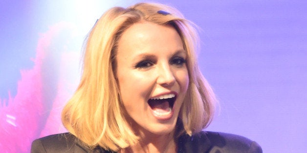 LAS VEGAS, NV - NOVEMBER 05: Singer Britney Spears attends a 'Britney Day' event at The LINQ Promenade held to celebrate her