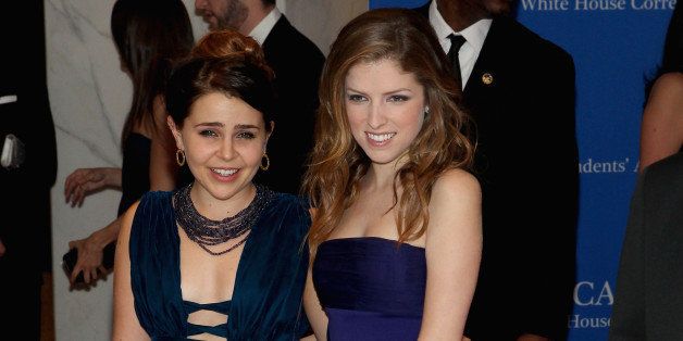 WASHINGTON, DC - MAY 03: Actors Mae Whitman and Anna Kendrick attend the 100th Annual White House Correspondents' Association Dinner at the Washington Hilton on May 3, 2014 in Washington, DC. (Photo by Paul Morigi/WireImage)