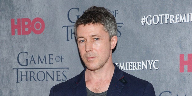 Actor Aidan Gillen attends HBO's "Game of Thrones" fourth season premiere at Avery Fisher Hall on Tuesday, March 18, 2014 in