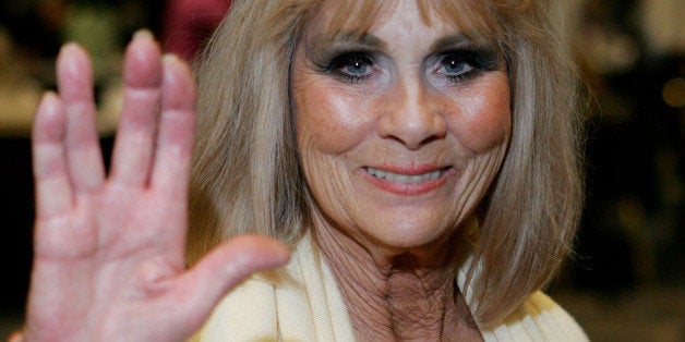 LAS VEGAS - AUGUST 11: Actress Grace Lee Whitney, who played Janice Rand in the original 'Star Trek' television series and films, poses at the Star Trek convention at the Las Vegas Hilton August 11, 2005 in Las Vegas, Nevada. (Photo by Ethan Miller/Getty Images)