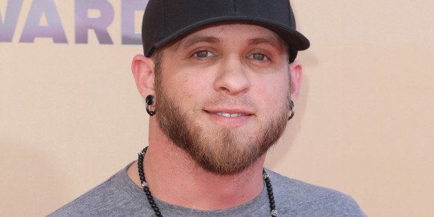 Brantley Gilbert arrives at the iHeartRadio Music Awards at The Shrine Auditorium on Sunday, March 29, 2015, in Los Angeles. (Photo by John Salangsang/Invision/AP)