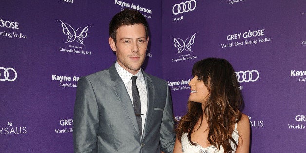 LOS ANGELES, CA - JUNE 08: Actor Cory Monteith and actress Lea Michele attend the 12th annual Chrysalis Butterfly Ball on June 8, 2013 in Los Angeles, California. (Photo by Jason LaVeris/FilmMagic)