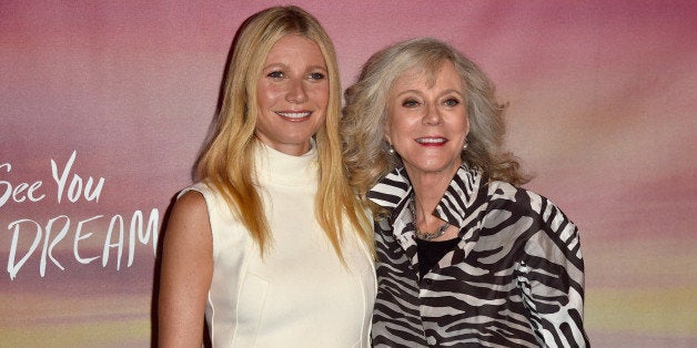 WEST HOLLYWOOD, CA - MAY 07: Actors Gwyneth Paltrow and Blythe Danner attend the Los Angeles special screening of Bleecker S