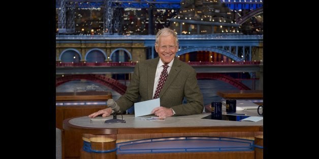 NEW YORK - APRIL 3: David Letterman announces that he will be retiring from the LATE SHOW with DAVID LETTERMAN on the broadca