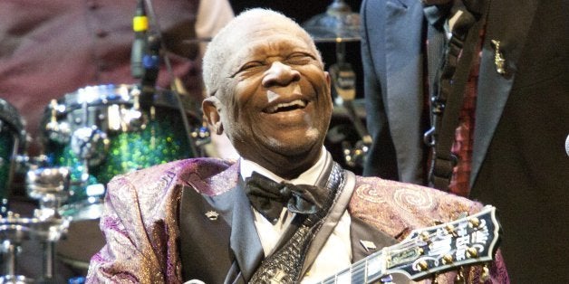 BB King performs at Club Nokia on November 11, 2011 in Los Angeles (Photo by Paul A. Hebert/Invision/AP)