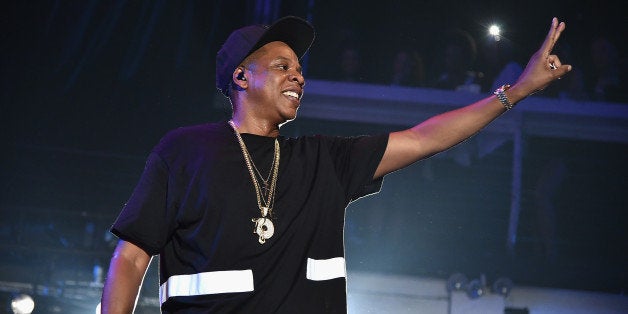 NEW YORK, NY - MAY 17: Jay-Z performs during TIDAL X: Jay-Z B-sides in NYC on May 17, 2015 in New York City. (Photo by Theo Wargo/Getty Images for Live Nation)