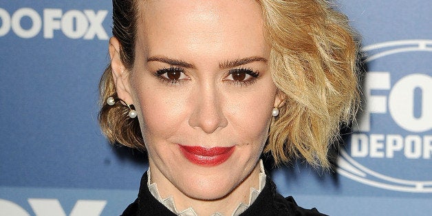 NEW YORK, NY - MAY 11: Sarah Paulson attends 2015 FOX Programming Presentation at Wollman Rink, Central Park on May 11, 2015