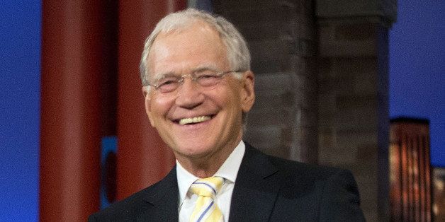 FILE - In this May 4, 2015 file photo, host David Letterman smiles during a break at a taping of "The Late Show with David Letterman," at the Ed Sullivan Theater in New York. After 33 years in late night and 22 years hosting CBS' "Late Show," Letterman will retire on May 20. (AP Photo/Pablo Martinez Monsivais, File)