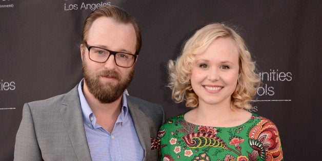 Actress Alison Pill, right, and actor Joshua Leonard attend the 2015 CISLA Annual Gala in Los Angeles on Monday, May 18, 2015. (Photo by Dan Steinberg/Invision/AP)