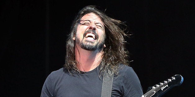 GULF SHORES, AL - MAY 15: Dave Grohl of Foo Fighters performs at Hangout Music Festival 2015 on May 15, 2015 in Gulf Shores, Alabama. (Photo by Taylor Hill/Getty Images for Hangout Festival)