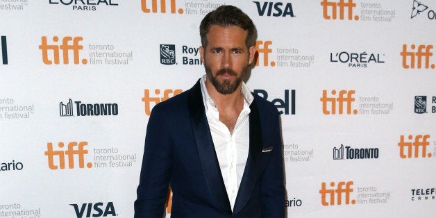 TORONTO, ON - SEPTEMBER 11: Actor Ryan Reynolds attends 'The Voices' premiere during the 2014 Toronto International Film Fes