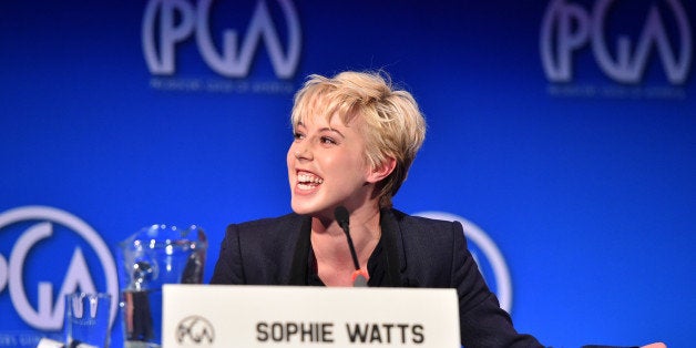 HOLLYWOOD, CA - MAY 30: President of STX Entertainment Sophie Watts speaks at the 7th Annual Produced By Conference at Param