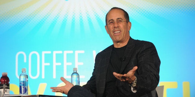 NEW YORK, NY - MAY 30: Jerry Seinfeld speaks on stage during Vulture Festival Presents: Coffee with Jerry Seinfeld at Milk Studios on May 30, 2015 in New York City. (Photo by Craig Barritt/Getty Images for New York Magazine)