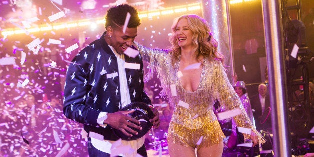 LAS VEGAS, NV - December 31: *** HOUSE COVERAGE*** Iggy Azalea and Nick Young pictured as Iggy Azalea performs at Drai's Nigh