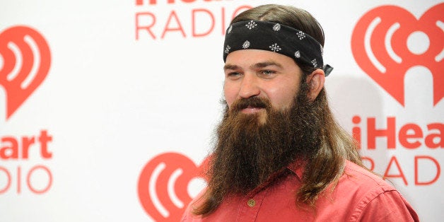 LAS VEGAS, NV - SEPTEMBER 20: Jessica Robertson (L) and Jep Robertson of Duck Dynasty attend the iHeartRadio Music Festival