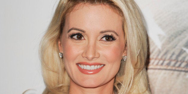 Holly Madison walks the red carpet at the premiere of Homefront at Planet Hollywood Hotel and Casino in Las Vegas, NV, USA, on November 20, 2013.