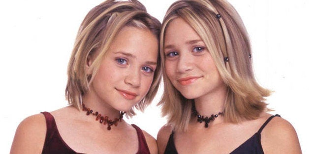 382088 03: Mary-Kate and Ashley Olsen are launching a pocket planner designed specifically for girls, November 2000. (Photo by Newsmakers)