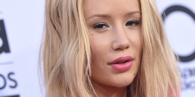LAS VEGAS, NV - MAY 17: Singer Iggy Azalea arrives at the 2015 Billboard Music Awards at MGM Garden Arena on May 17, 2015 in