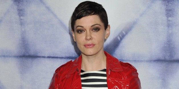 Rose McGowan arrives at Refinery 29 Los Angeles Holiday Party at Sunset Towers on Wednesday, December 10, 2014, in Los Angeles. (Photo by Katy Winn/Invision/AP)