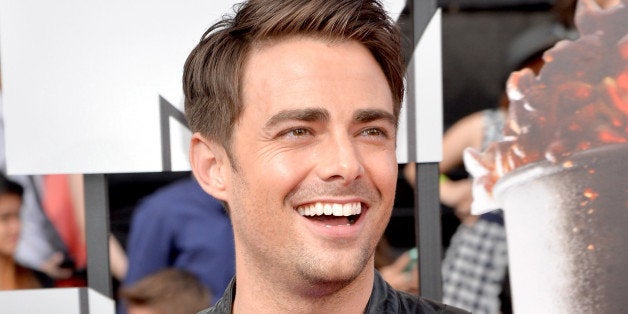 LOS ANGELES, CA - APRIL 13: Actor Jonathan Bennett attends the 2014 MTV Movie Awards at Nokia Theatre L.A. Live on April 13, 2014 in Los Angeles, California. (Photo by Michael Buckner/Getty Images)