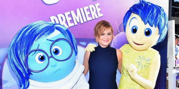 HOLLYWOOD, CA - JUNE 08: Actress Amy Poehler attends the Los Angeles Premiere and Party for DisneyÂPixarÂs INSIDE OUT at E