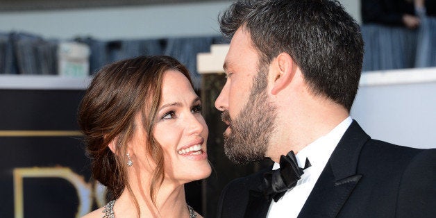 HOLLYWOOD, CA - FEBRUARY 24: Actress Jennifer Garner and actor-director Ben Affleck arrive at the Oscars at Hollywood & High
