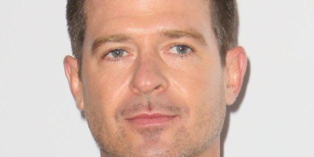 CAP D'ANTIBES, FRANCE - MAY 21: Robin Thicke attends amfAR's 22nd Cinema Against AIDS Gala, Presented By Bold Films And Harr