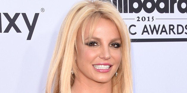 LAS VEGAS, NV - MAY 17: Singer Britney Spears arrives at the 2015 Billboard Music Awards at MGM Garden Arena on May 17, 2015
