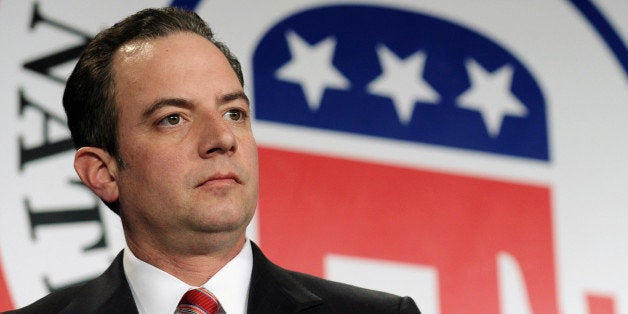 FILE - In this Jan. 24, 2014 file photo, Republican National Committee Chairman Reince Priebus is seen at the RNC winter meet