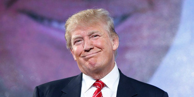 Republican presidential candidate Donald Trump speaks at FreedomFest, Saturday, July 11, 2015, in Las Vegas. Trump said his c