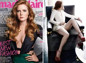 300px x 220px - Amy Adams Shows Off Cleavage, Legs In 'Marie Claire' (PHOTOS) | HuffPost  Entertainment