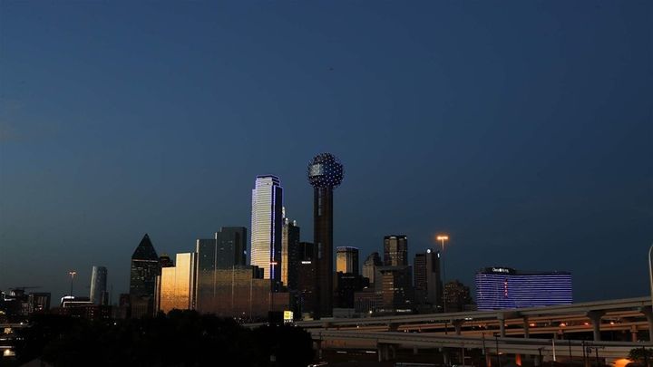 Downtown Dallas at night. Dallas is the least inclusive city in the country, according to the Urban Institute. Now, with its new housing policy, city officials are trying to undo years of government-sanctioned segregation. 