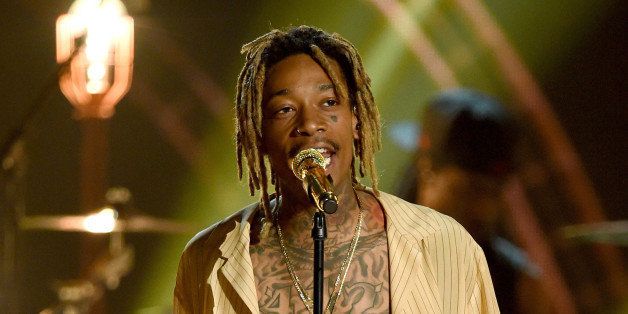 LAS VEGAS, NV - MAY 17: Rapper Wiz Khalifa performs during the 2015 Billboard Music Awards at MGM Grand Garden Arena on May 17, 2015 in Las Vegas, Nevada. (Photo by Ethan Miller/Getty Images)