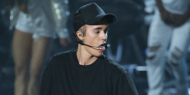 LOS ANGELES, CA - AUGUST 30: Justin Bieber performs onstage during the 2015 MTV Video Music Awards held at Microsoft Theater on August 30, 2015 in Los Angeles, California. (Photo by Michael Tran/FilmMagic)