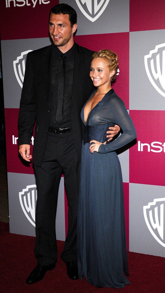 Hayden Shows Off Chest, Boyfriend At Golden Globes (PHOTOS