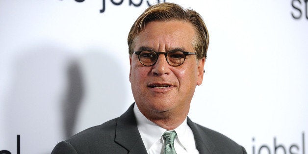 LOS ANGELES, CA - OCTOBER 08: Writer Aaron Sorkin attends a screening of Universal Pictures' 'Steve Jobs' on October 8, 2015