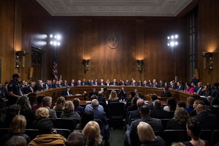 Christine Blasey Ford testified before the Senate Judiciary Committee last week. All the Republican members of that committee are male.