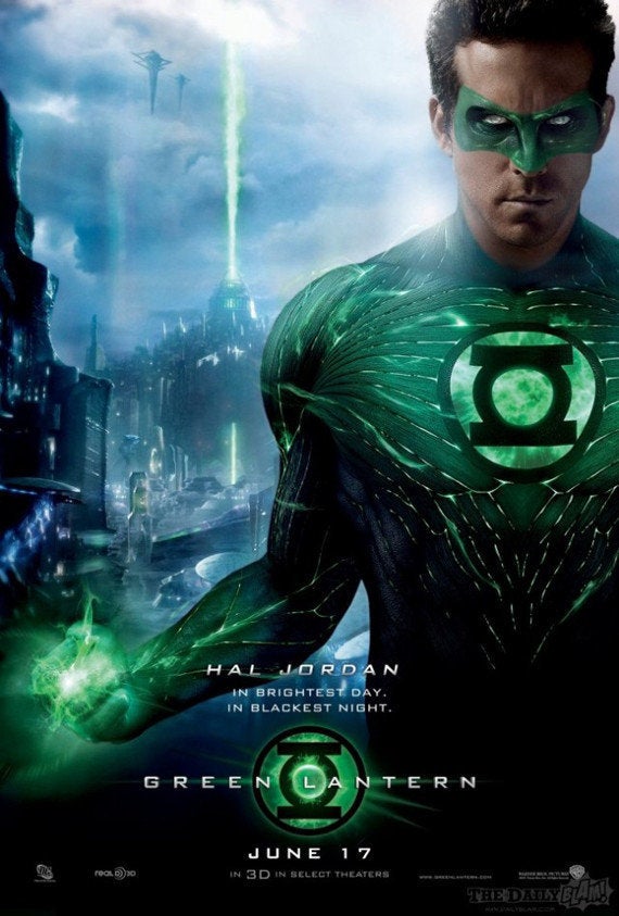 green lantern emerald knights movie poster