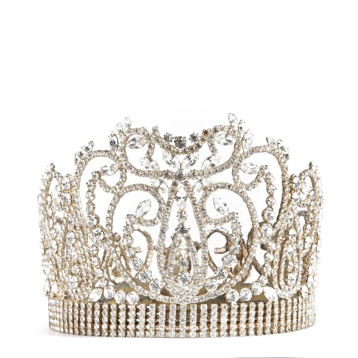 crown or tiara isolated on a white background