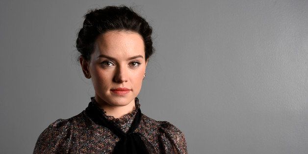 In this Sunday, Dec. 6, 2015 photo, actress Daisy Ridley poses for a photo during a promotion for the new film, "Star Wars: The Force Awakens," in Los Angeles. Ridley stars as Rey in the J.J. Abrams directed movie opening in U.S. theaters on Dec. 18, 2015. (Photo by Jordan Strauss/Invision/AP)
