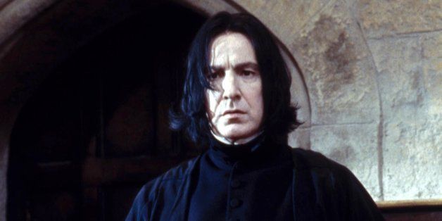 UNITED STATES - NOVEMBER 01: Film 'Harry Potter and the philosopher's stone' In United States In November, 2001-Professor Snape (Alan Rickman). (Photo by 7831/Gamma-Rapho via Getty Images)
