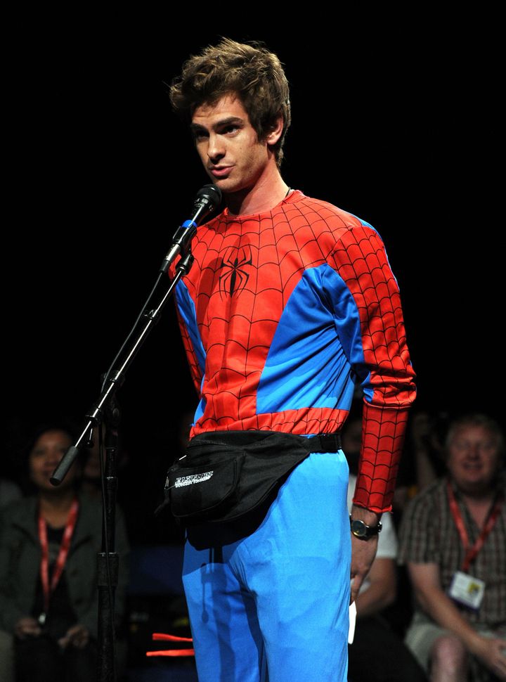 Spider-Man' At Comic-Con: Andrew Garfield's Speech Video, 'The Amazing  Spider-Man' Costume Surprise (VIDEO) | HuffPost Entertainment