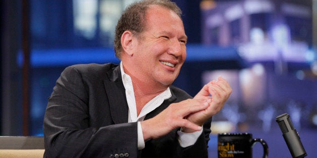 THE TONIGHT SHOW WITH JAY LENO -- Episode 4249 -- Pictured: Actor Gary Shandling during an interview on May 9, 2012 -- (Photo by: Paul Drinkwater/NBC/NBCU Photo Bank via Getty Images)