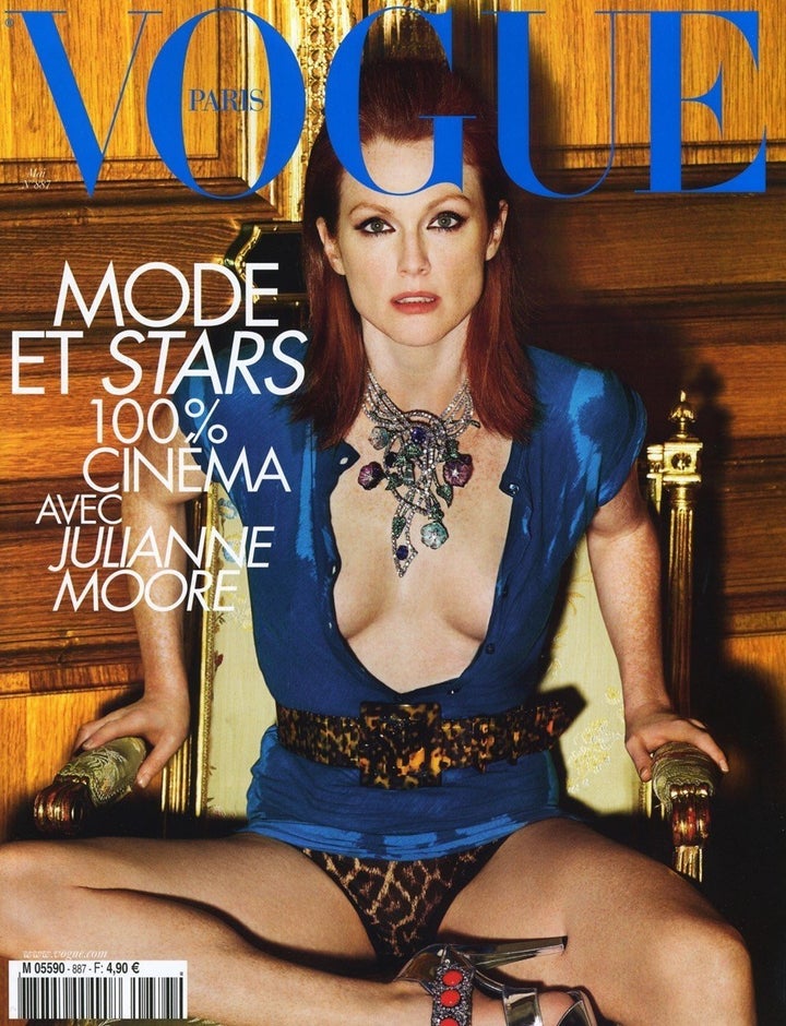 Julianne Moore Goes Sheer In Vogue Paris