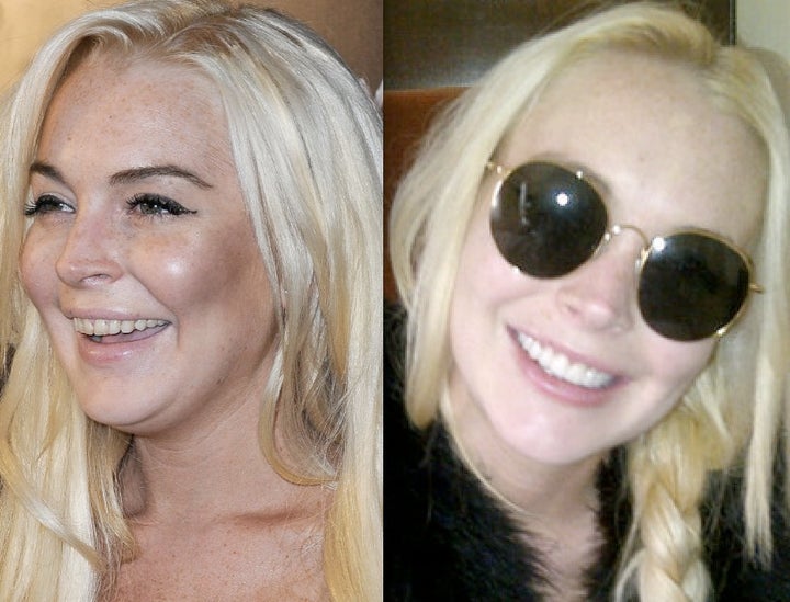 lindsay lohan smile