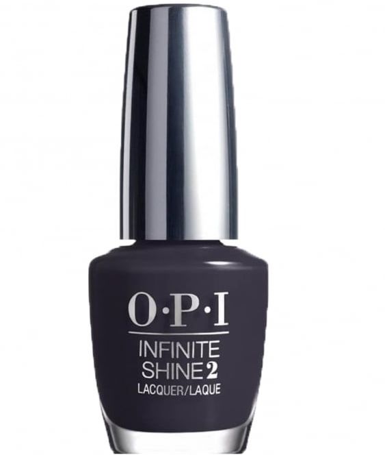 Try something different with thi graOPI Infinite Shine Strong in Coal-ition, Nail Polish Direct, &pound;9.95