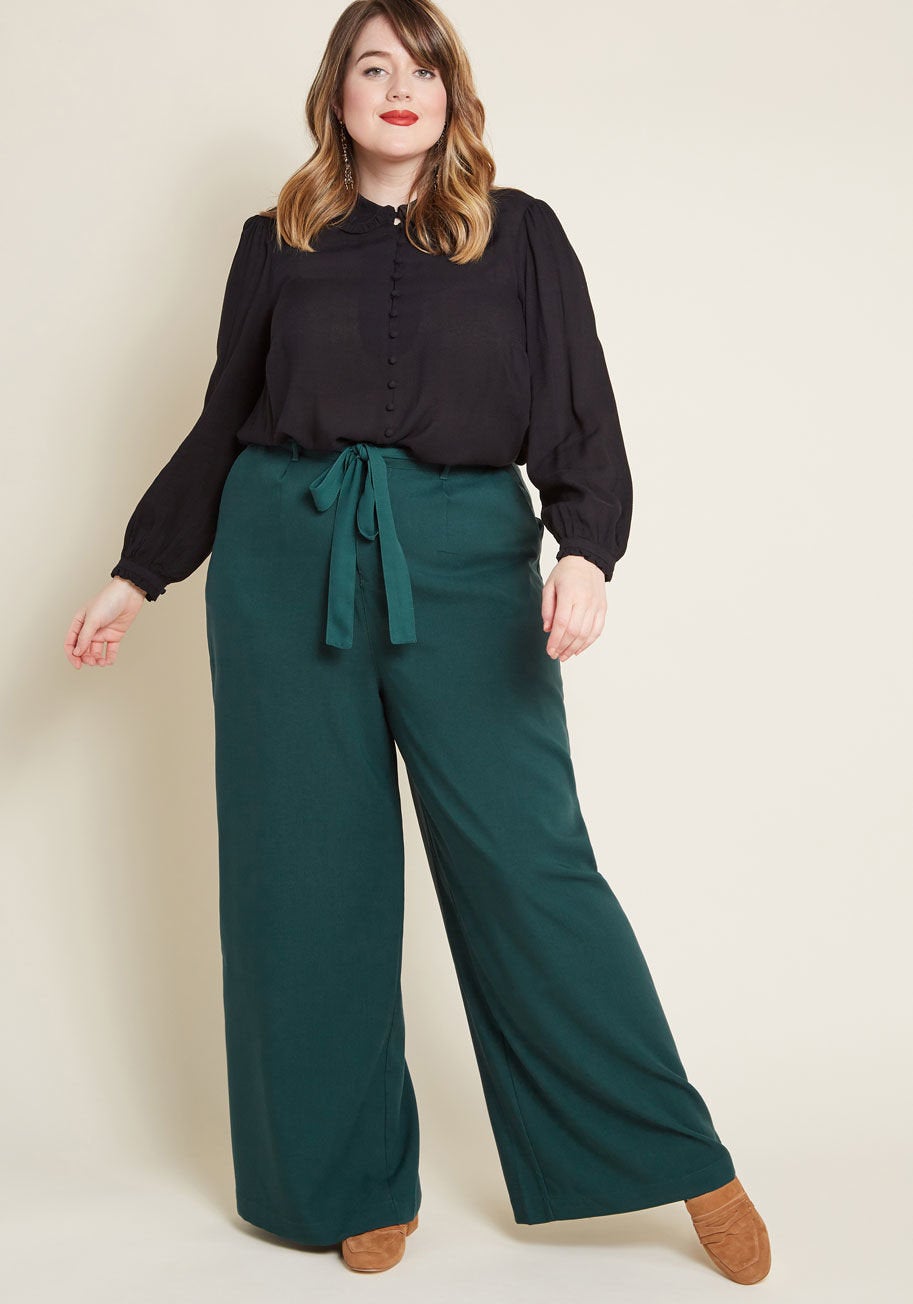 On My Heart Kelly Green Wide Leg Pants – Shop the Mint