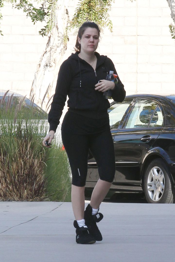 mobil Resonate eftermiddag Khloe Kardashian: No Makeup At The Gym (PHOTO) | HuffPost Entertainment
